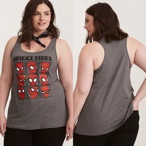 Torrid marvel spidey vibes tank